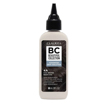 Clairol Beautiful Collection Advanced Gray Solution – 4A Chai Brown – 3 fl oz - ANNS BEAUTY SUPPLY